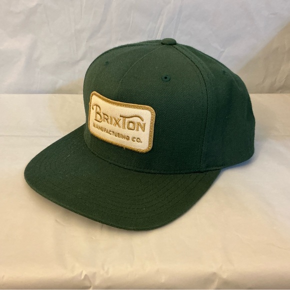 Brixton Forest Green Hat with Yellow Emblem - Picture 3 of 6